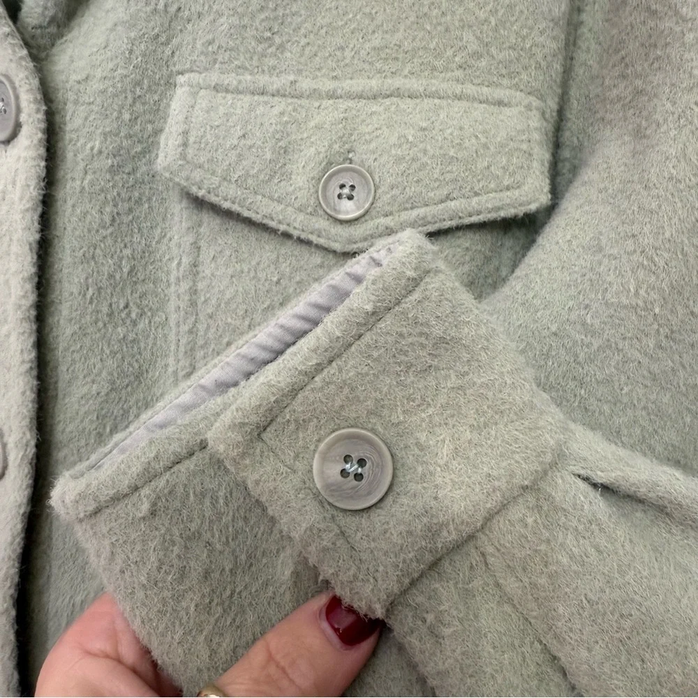 Hilary Radley mint green button up Shacket size XL - Picture 7 of 9